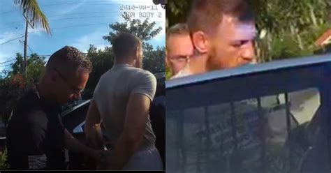 Watch Bodycam Footage Of Conor Mcgregors Miami Arrest