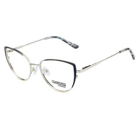 Óculos de grau gassi nika metal