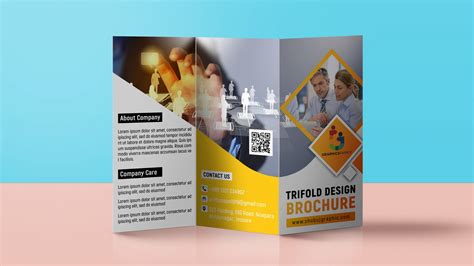 Already have a brochure design but don't know how to lay things out? Corporate Trifold Brochure Design Free Template Download ...