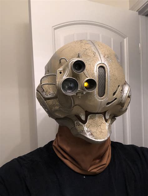 Post Apocalyptic Post Cyberpunk Helmet Im Working On For Con R