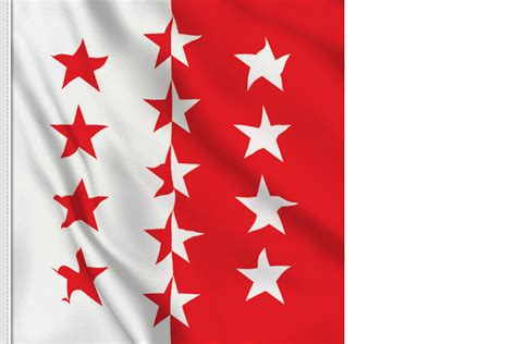 Information sur les pays suisse. Drapeau Valais - vente en ligne | Flagsonline.fr
