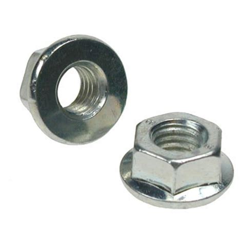M10 Serrated Flange Nuts Zinc Plated