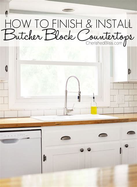The modern term butcher block probably originated from the large, heavy chopping blocks today the term describes just about any solid wood surface made by gluing together narrow boards, including cutting boards, countertops and tabletops. How to Finish and Install Butcher Block Countertop ...