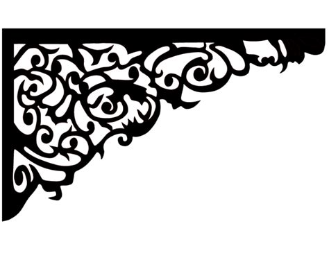 Laser Cut Floral Border Design 25 Free Dxf File For Free Download