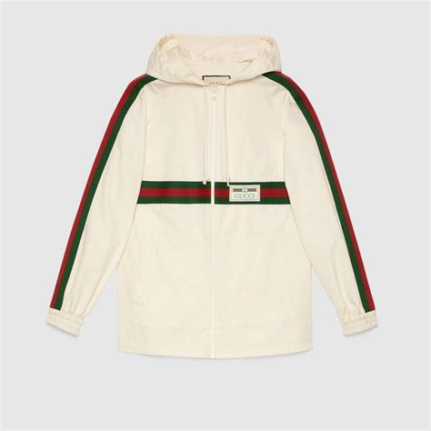 Gucci Cotton Jacket With Gucci Label Jackets For Women Jackets