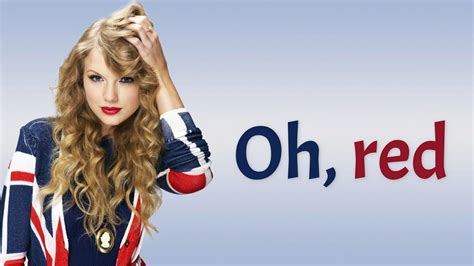 Taylor Swift Red Lyrics Hd Youtube