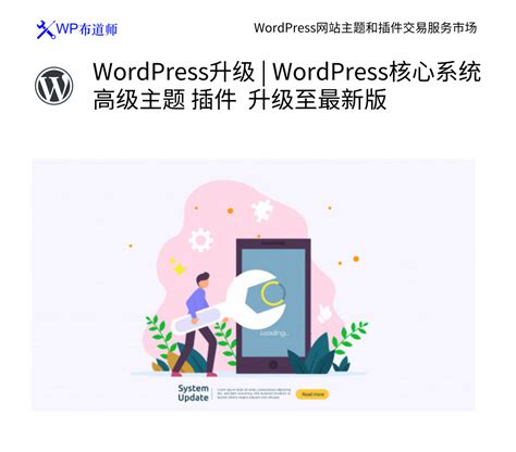 Wordpress 升级服务 Wordpress 备份核心系统 高级主题 插件 升级至最新版 易服客工作室