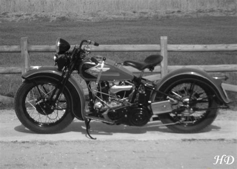 Harley Davidson Rl 1934 Motos Antiguas Hd