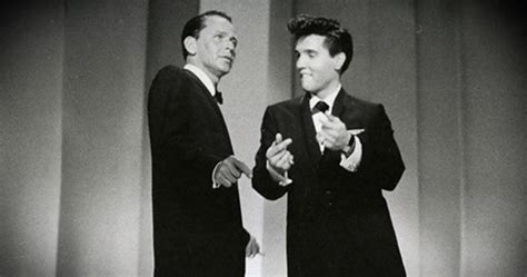 Incredible 1960s Footage Of 25 Year Old Elvis Presley Singing Duet With Frank Sinatra Is Truely