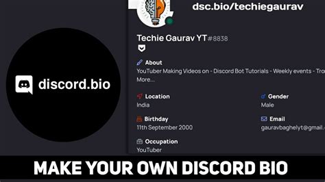 Third party clients are discouraged and against the discord tos. Discord.bio | How to Setup bio in Discord | Discord ...