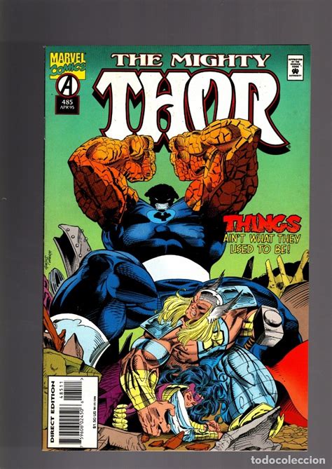 Thor 485 Marvel 1995 Vfnnm Vs Thing Vendido En Venta Directa