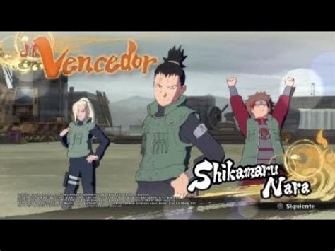 SHIKAMARU Y INO Y CHOJI VS KAKUSU Y HIDAN NARUTO SHIPPUDEN ULTIMATE NINJA STORM ROAD TO BORUTO