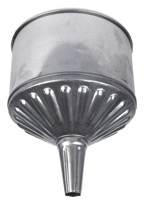 Funnel King Galvanized Funnel Steel 8 Qt Total Capacity 11 78 In