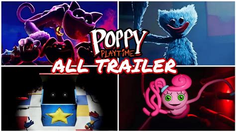 Poppy Playtime Chapter 1 2 3 All Trailers Project Playtime