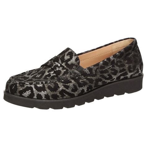 Sioux Bodena Xl Slipper Velourleder Mit Print Online Kaufen Otto