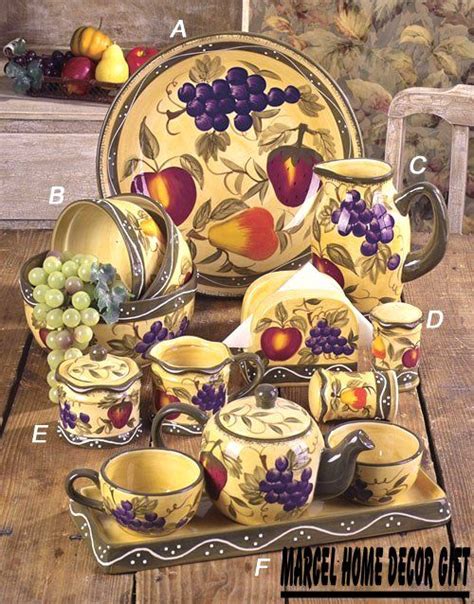 Tuscan dinnerware style dinner sets grapes. Pin by Gladys Pacheco on For My European Style Homes ...