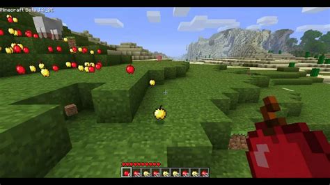 Minecraft How To Find Red And Gold Apples Youtube