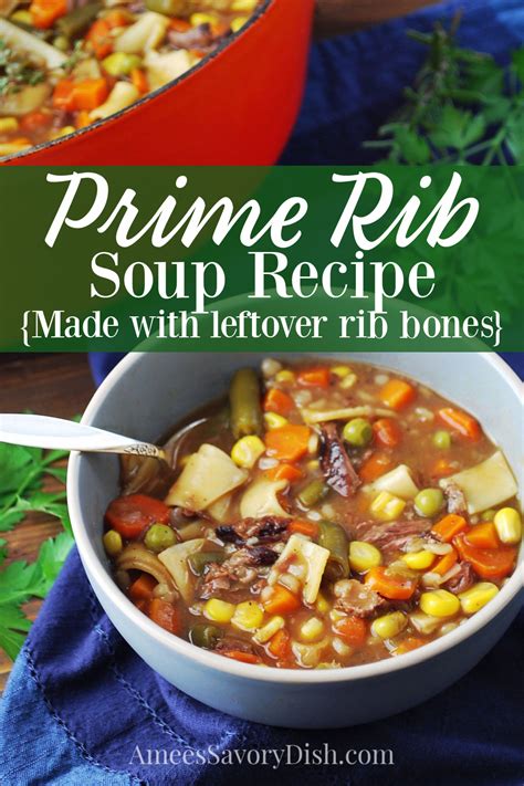 Allow it to reach room temperature before cooking because the roast should not be cold when it starts to cook. Prime Rib Soup {Gluten-Free Option} - Amee's Savory Dish