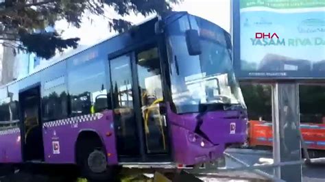 Ataşehir de halk otobüsü kaza yaptı Dailymotion Video