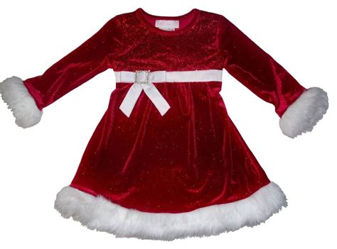 Related Image Santa Dress Bonnie Jean Dress Es Mini Dress Fur Trim