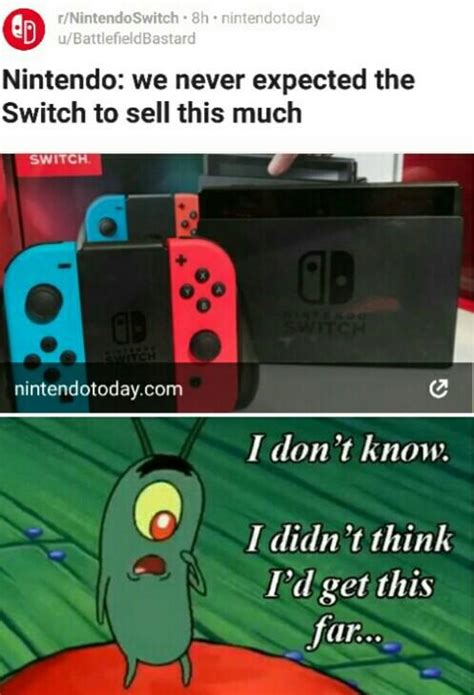 Without Iwata Nintendo Is Clueless About Their Demand Nintendo Switch Know Your Meme