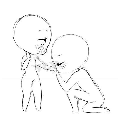 Get inspired by our community of talented artists. Chibi Couple Base #1 | Drawing base, Drawings, Chibi drawings
