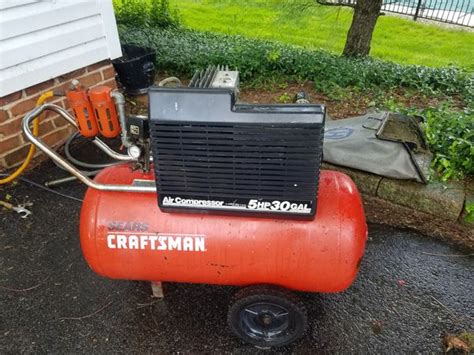 Sears Craftsman 220v 5hp 30 Gallon Air Compressor For Sale In