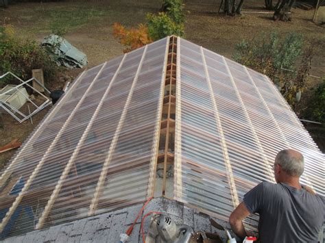 Triangle Greenhouse Roof Panels South Side Gable Panels And Ridge