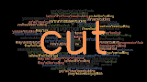 Cut Past Tense Verb Forms Conjugate Cut