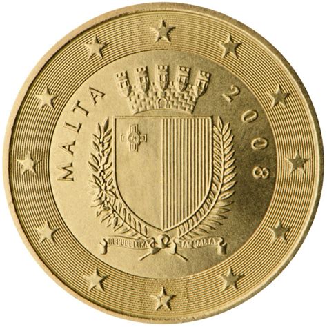 Malta 50 Cent Coin 2008 Euro Coinstv The Online Eurocoins Catalogue