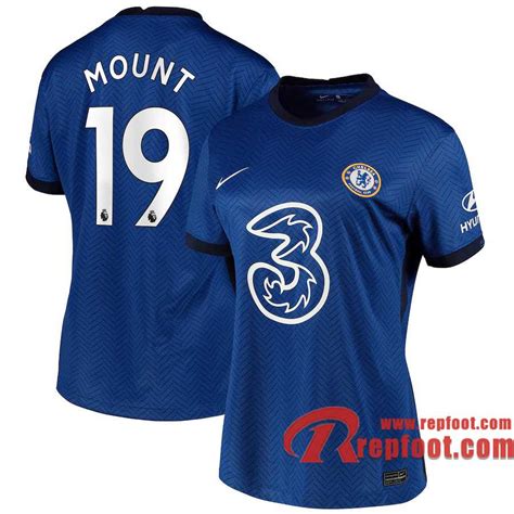 © instagram от facebook, 2021. Maillot de foot Chelsea Mason Mount #19 Domicile Femme ...