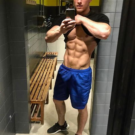 Anonymous Baited Young College Fit Locker Room Hunk Abs Selfie
