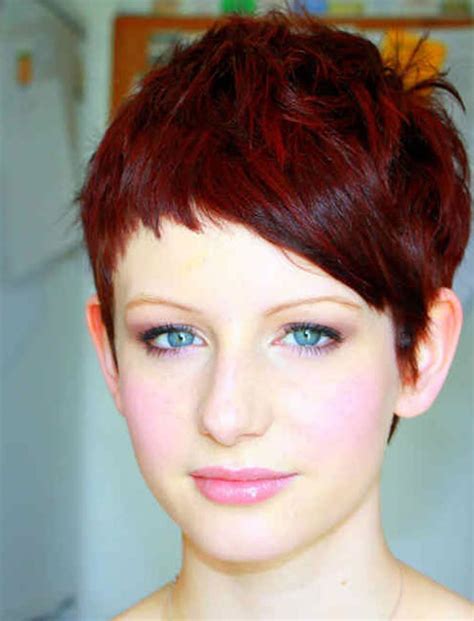 Very Short Haircuts Red Hair Color Pixie Hairstyles Hairstyles