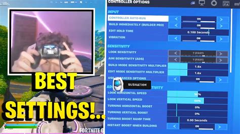 Reet Settings Controller Update Full Settings Fortnite Season 7