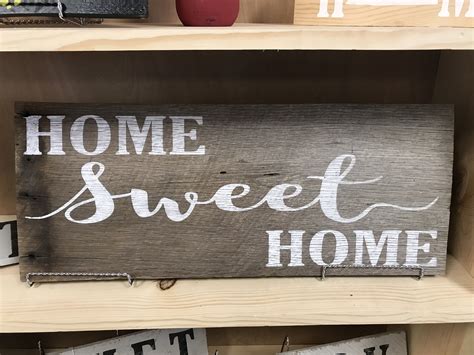 Rustic Farmhouse Style 200 Year Old Barn Wood Sign Home Sweet Home