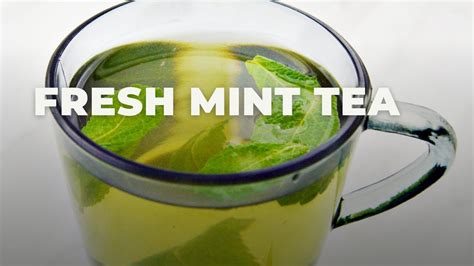 How To Make Mint Tea Caffeine Free Dairy Free Fresh Mint Tea Youtube