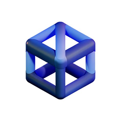 Geometric 3d Rendering Icon Illustration 28587492 Png