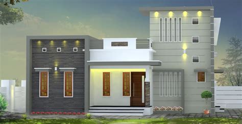 1000 Sq Ft 3bhk Box Type Modern Single Floor House And Free Plan Home