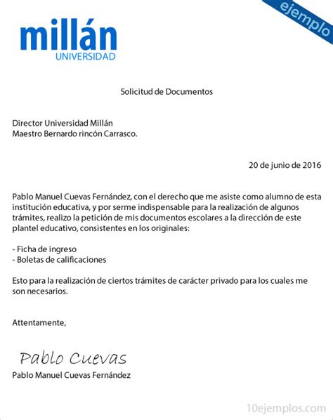 Carta De Solicitud De Documentos By Oscar Issuu Vrogue