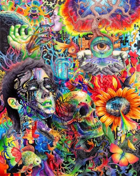 Votre Art Colorful Mixed Media Drawings By Callie Fink