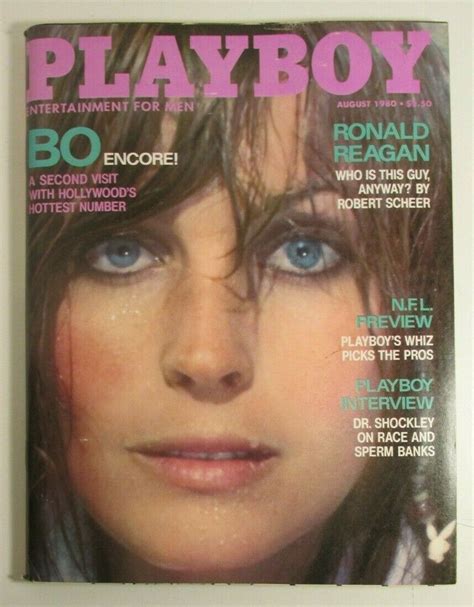 Mavin Vintage Playboy Magazine August 1980 Bo Derek Ronald Reagan
