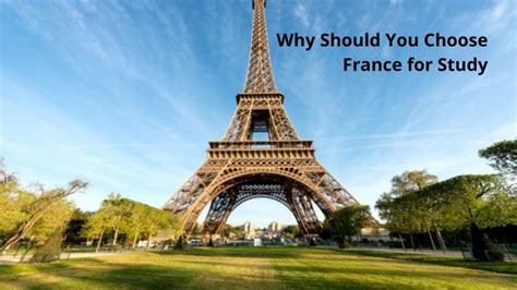 Why Should You Choose France For Study Softamo Education Group