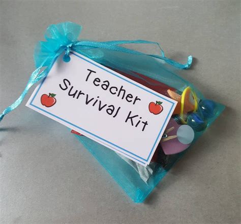 Teachers T Teacher Survival Kit Teacher Keepsake End Of Etsy Survival Kit For Teachers