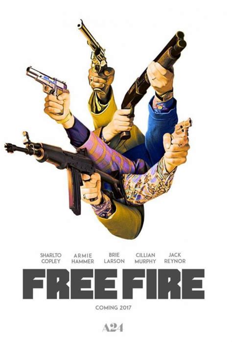 There's a new series of poster for free fire, the upcoming action crime drama movie starring sharlto copley, armie hammer, brie larson, cillian murphy, and jack reynor Free Fire (2016) - FilmAffinity