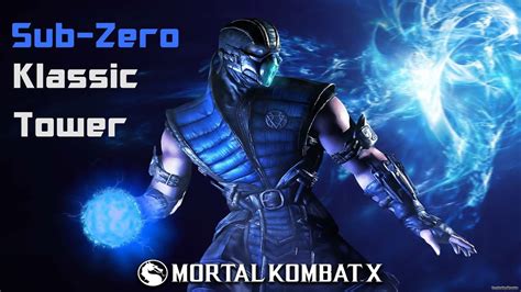 Mortal Kombat Xsub Zero Klassic Tower Youtube