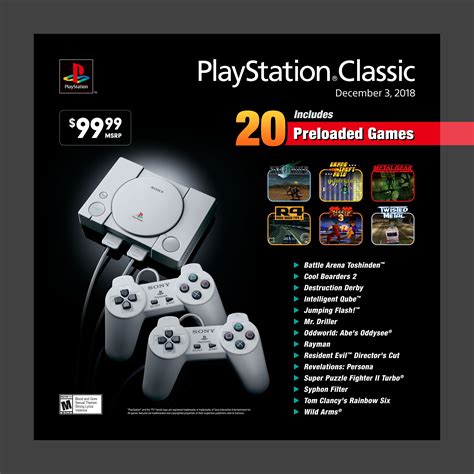 Playstation One Classic Console In Gray Ugel01epgobpe