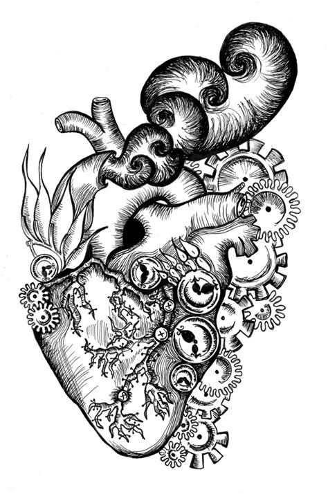 Coloring pages holidays nature worksheets color online kids games. Steampunk Heart - ClipArt Best - ClipArt Best