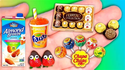 Diy Miniature Food Realistic Hacks And Crafts Youtube