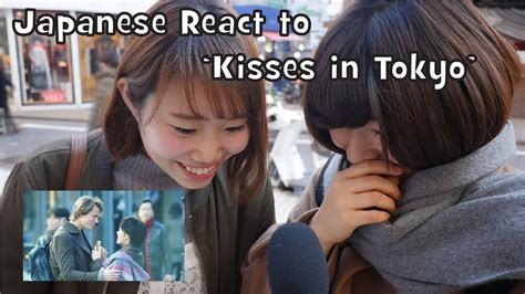 japanese react to a white guy kissing random japanese girls in the street kisses in tokyo