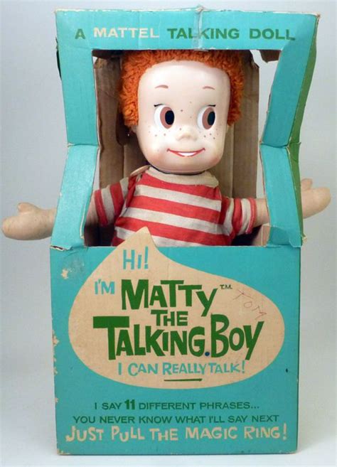 1961 Matty Mattel Talking Doll In Rare Box Mattel Dolls 2